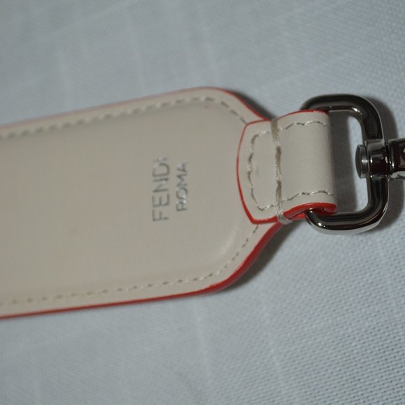 New $1225 Fendi Camelia Beige Leather Multicolor Studded FUN Mini Should… - Picture 7 of 9